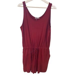 ReoRia red shorts romper sleeveless XL